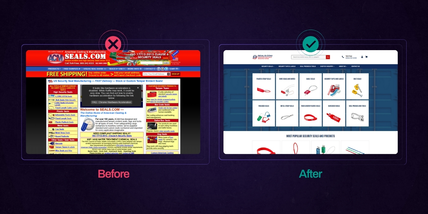 20 - Seals Before And After