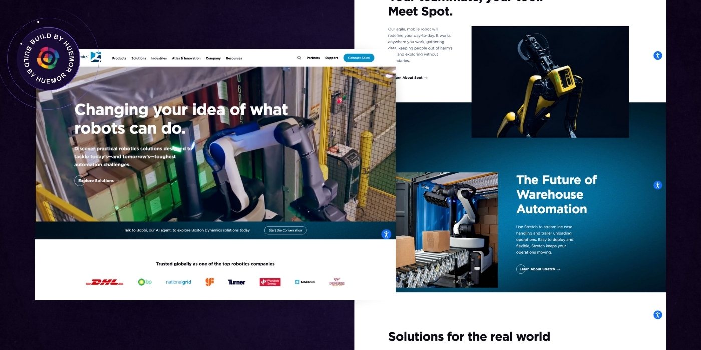 01 - Website Example 03 - Boston Dynamics