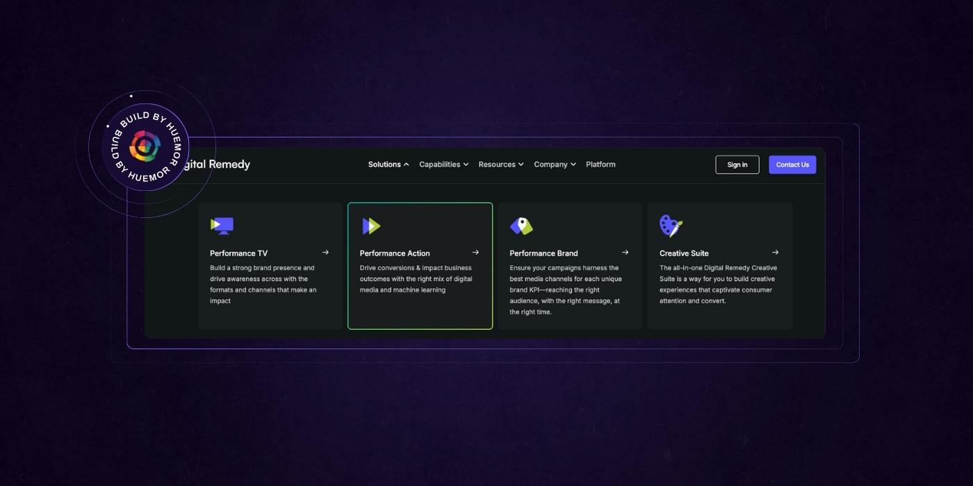 01 - Website Example 06 - Digital Remedy