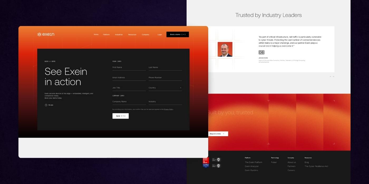 01 - Website Example 22 - Exein