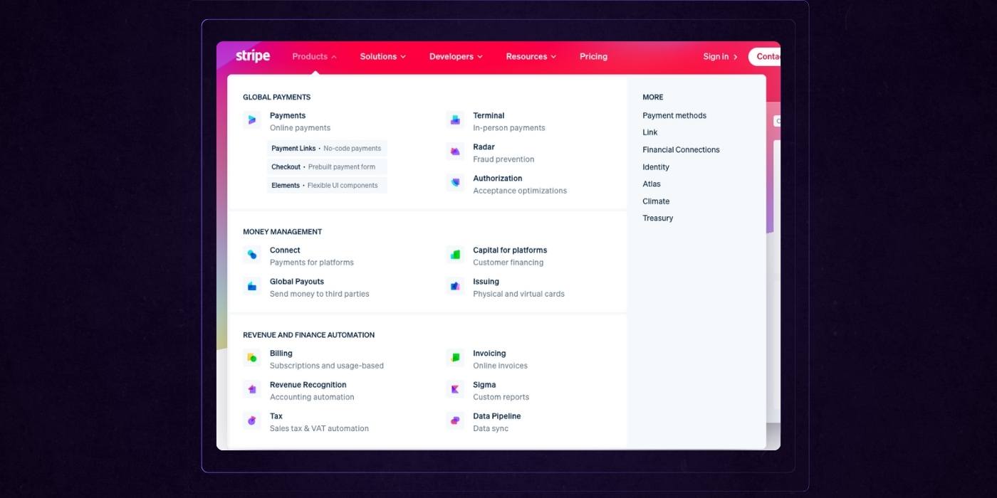 06 - Stripe Navigation