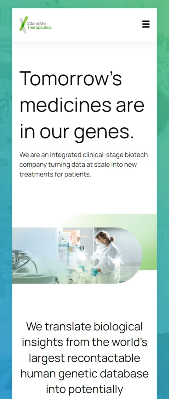 23andMe - 04 - Homepage - Sec01