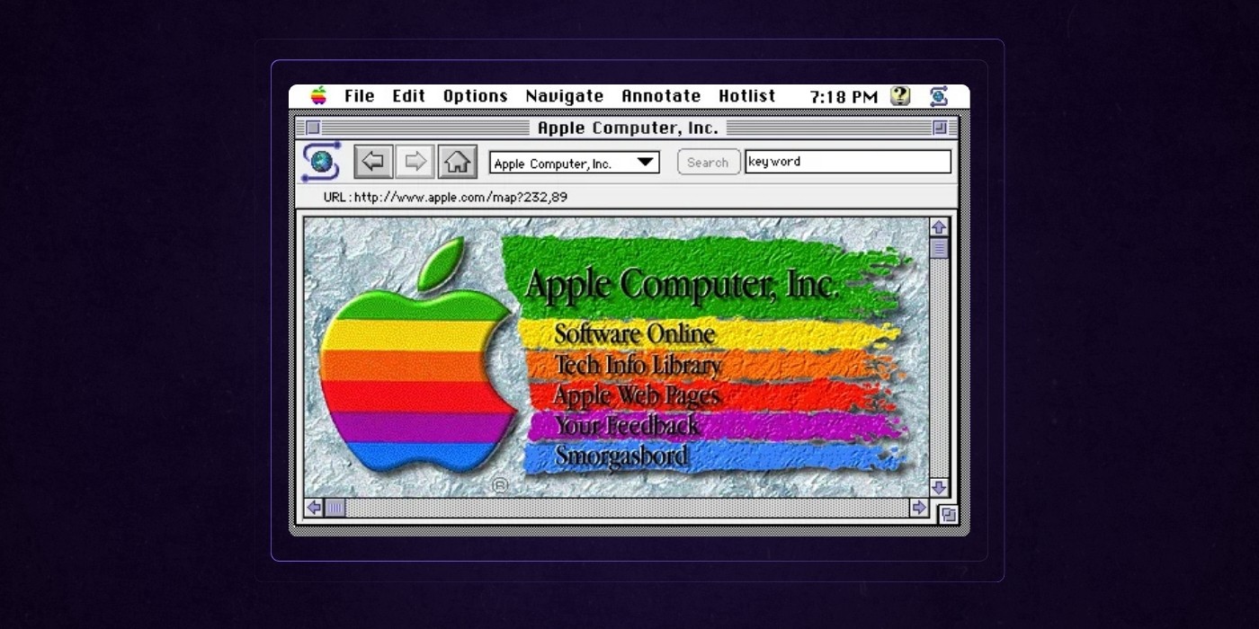 Apple Website - 1995