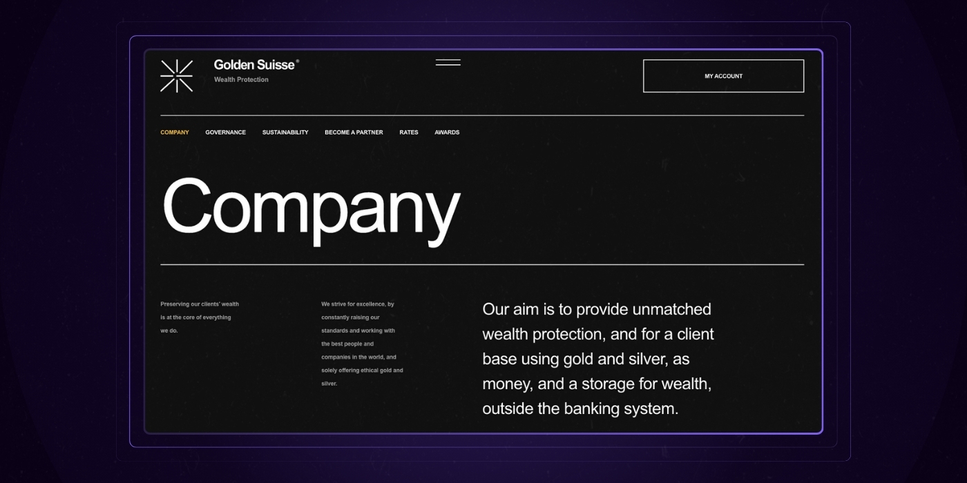 20 - About Us Page - Monochrome graphic