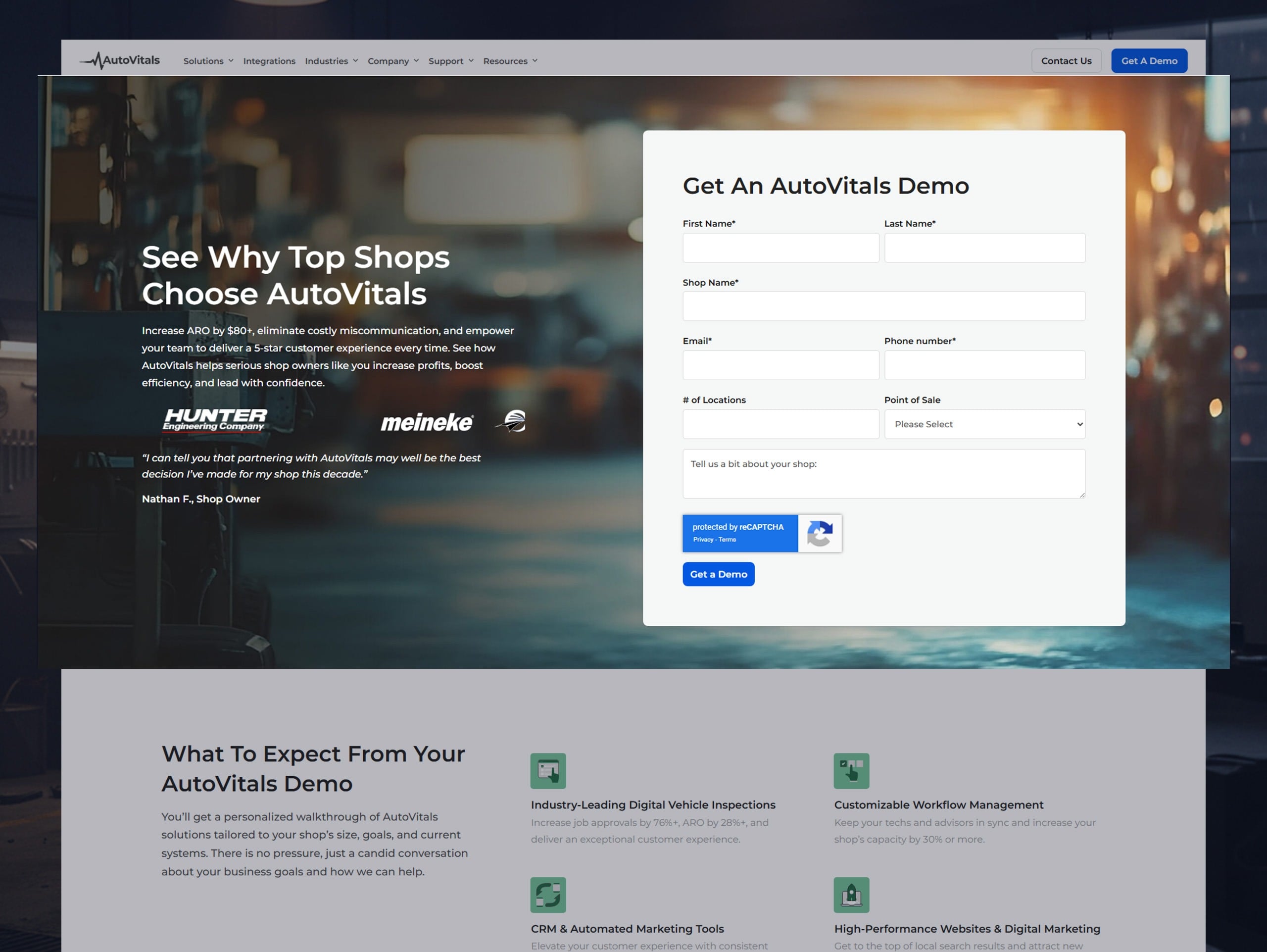 Autovitals - 08 - demo page